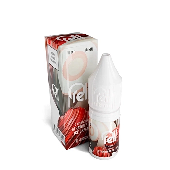Жидкость для ЭСДН RELL ULTIMATE SALT "Strawberry ice Cream - Клубничное мороженное" 10мл 20мг.